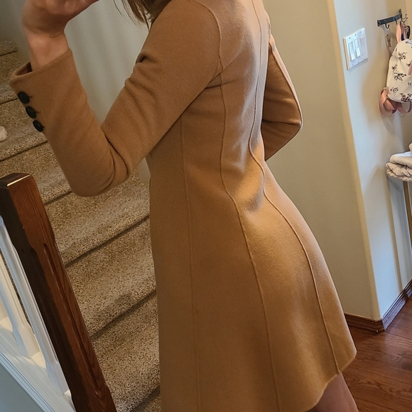 BCBG MaxAzria Wool Coat Camel - Picture 3 of 7